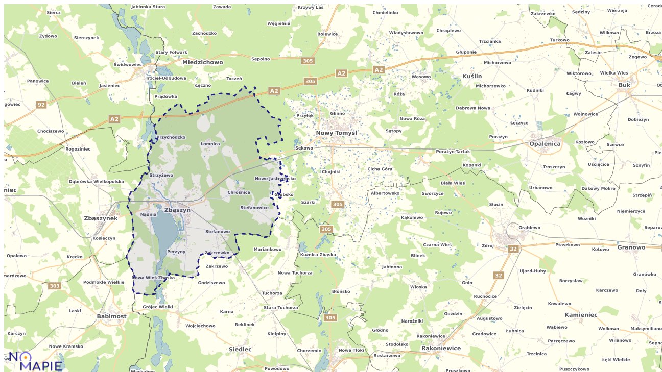 Mapa uzbrojenia terenu Zbąszynia
